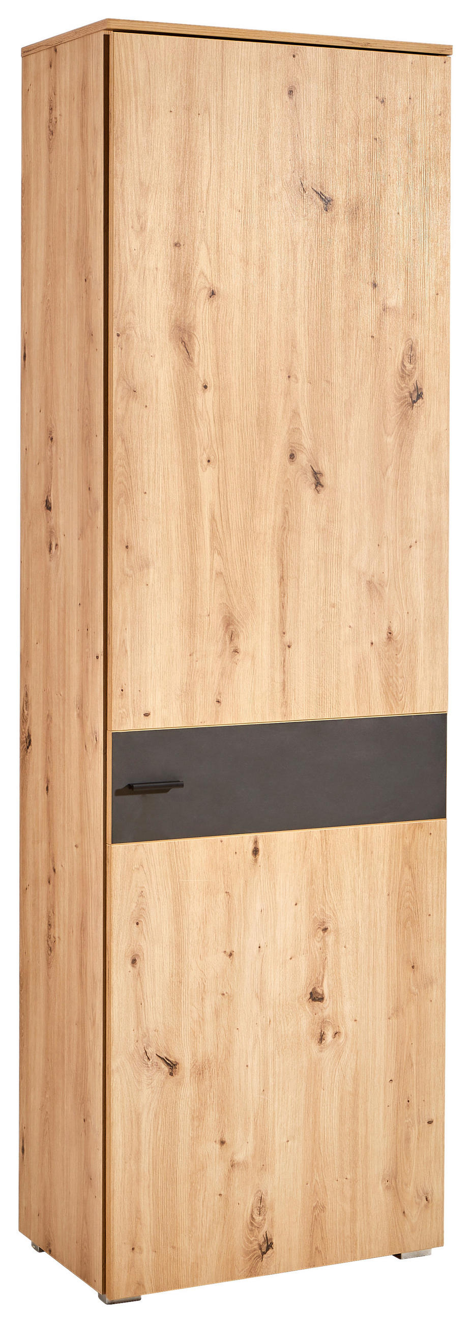 GARDEROBE 4-teilig  in 180/198/38 cm  - Anthrazit/Eiche Artisan, KONVENTIONELL, Holzwerkstoff (180/198/38cm) - Carryhome