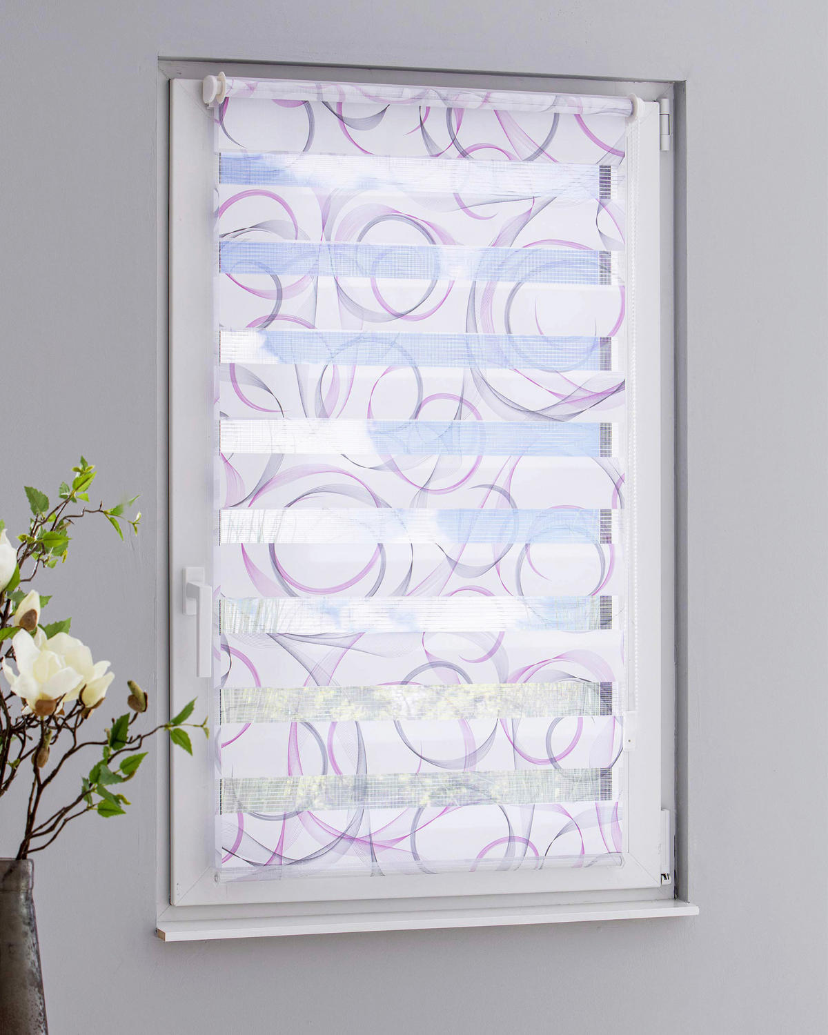 DOPPELROLLO  blickdicht  60/150 cm    - Weiß, Basics, Textil (60/150cm) - Schwöller