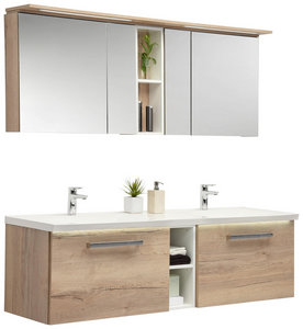Badmobel Set Doppelwaschtisch 170 Spiegelschrank