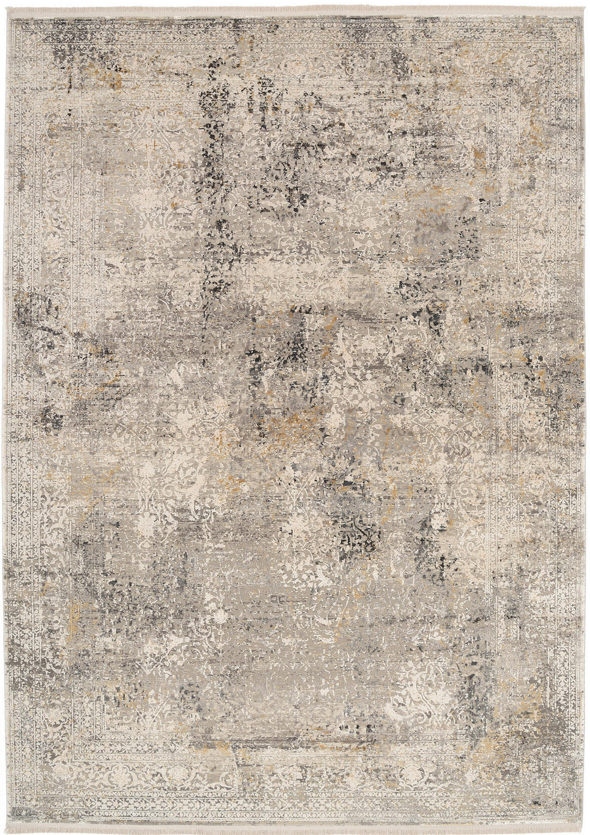 WEBTEPPICH 120/180 cm Avignon Grau, Hellgrau, Dunkelgrau  - Dunkelgrau/Hellgrau, Design, Textil (120/180cm) - Dieter Knoll