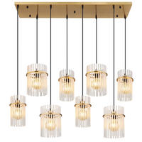 SVJETILJKA VISEĆA    110/38/125 cm    GORLEY  - bijela/prozirno, Trend, staklo/metal (110/38/125cm) - Globo