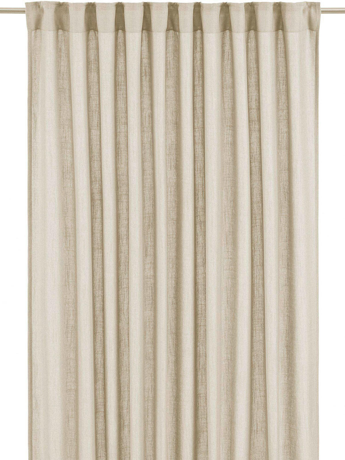 FERTIGVORHANG  blickdicht   145/320 cm 2 Stück  - Beige, Basics, Textil (145/320cm) - Svanefors