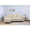 ECKSOFA Moli Taupe Bouclé  - Taupe/Schwarz, Design, Textil/Metall (236/148cm) - MID.YOU