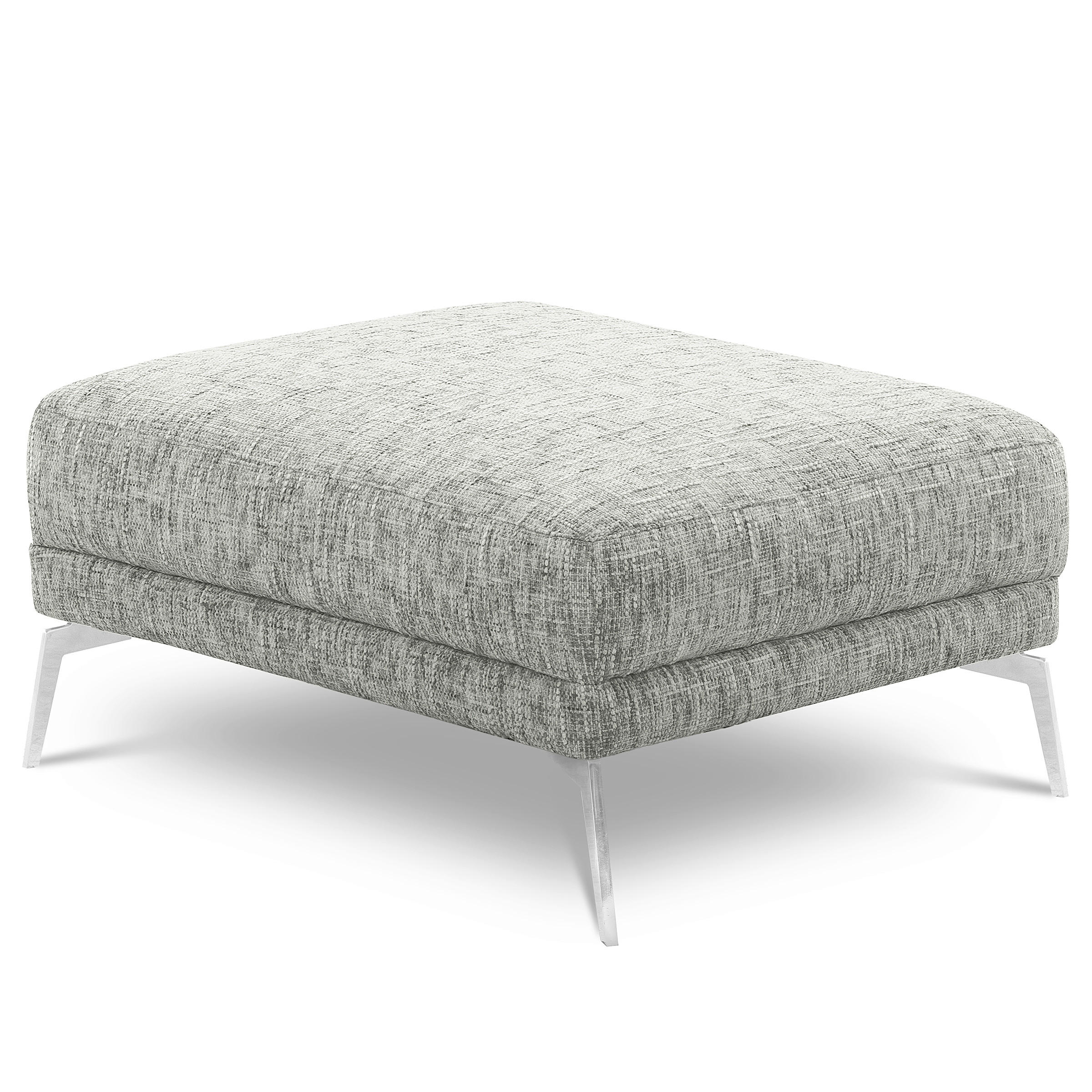 P & B Hocker Spring Grau 96x45x80 cm