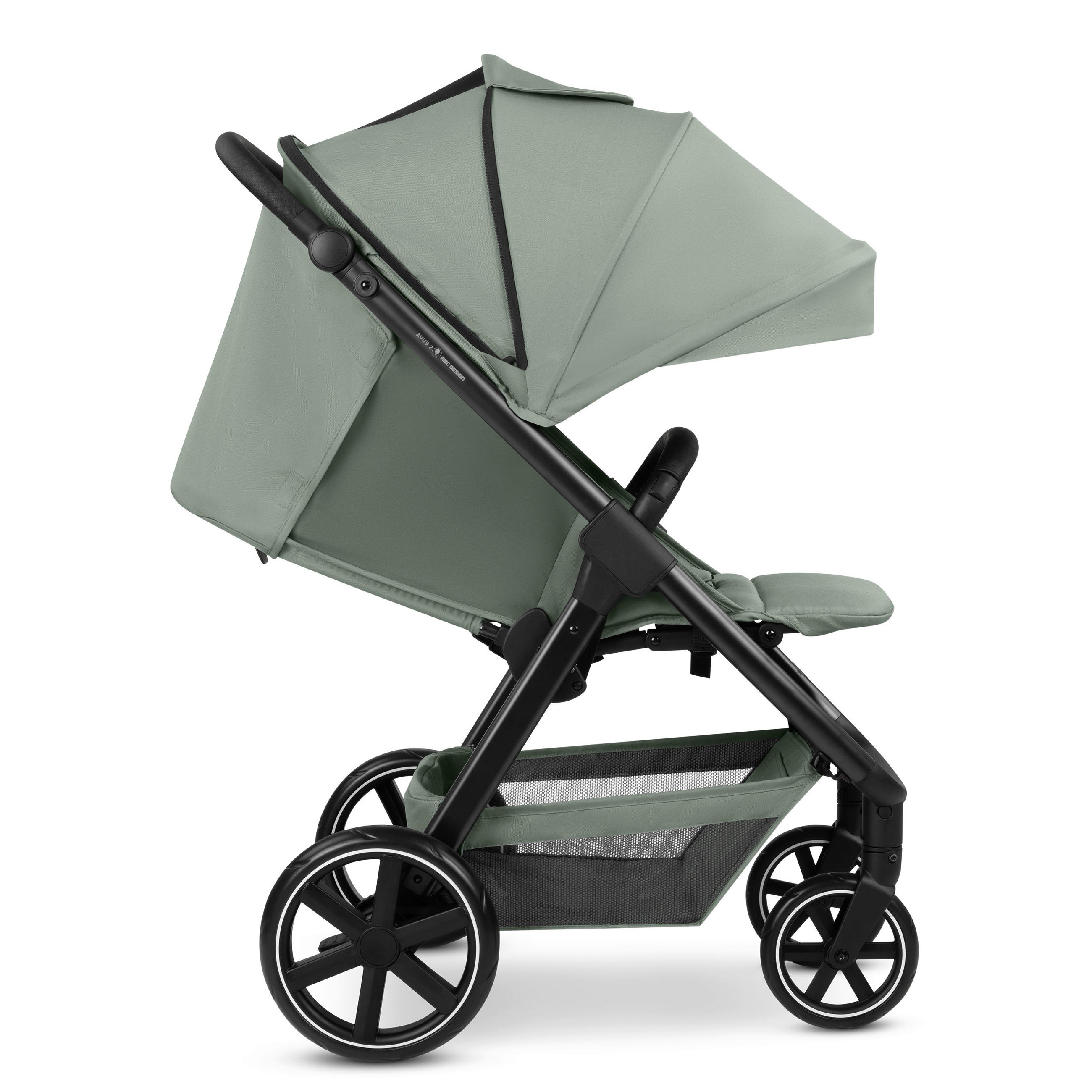BUGGY Avus 2  - Pastellgrün/Schwarz, Basics, Textil/Metall (54/111/80cm) - ABC Design
