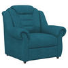 SESSEL in Chenille Blau  - Blau/Schwarz, Konventionell, Kunststoff/Textil (104/102/101cm) - Livetastic