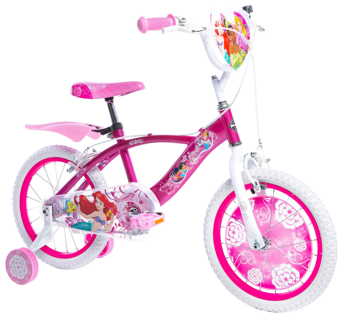 KINDERFAHRRAD 16 Zoll  - Pink, Basics, Metall (54/85/112cm)