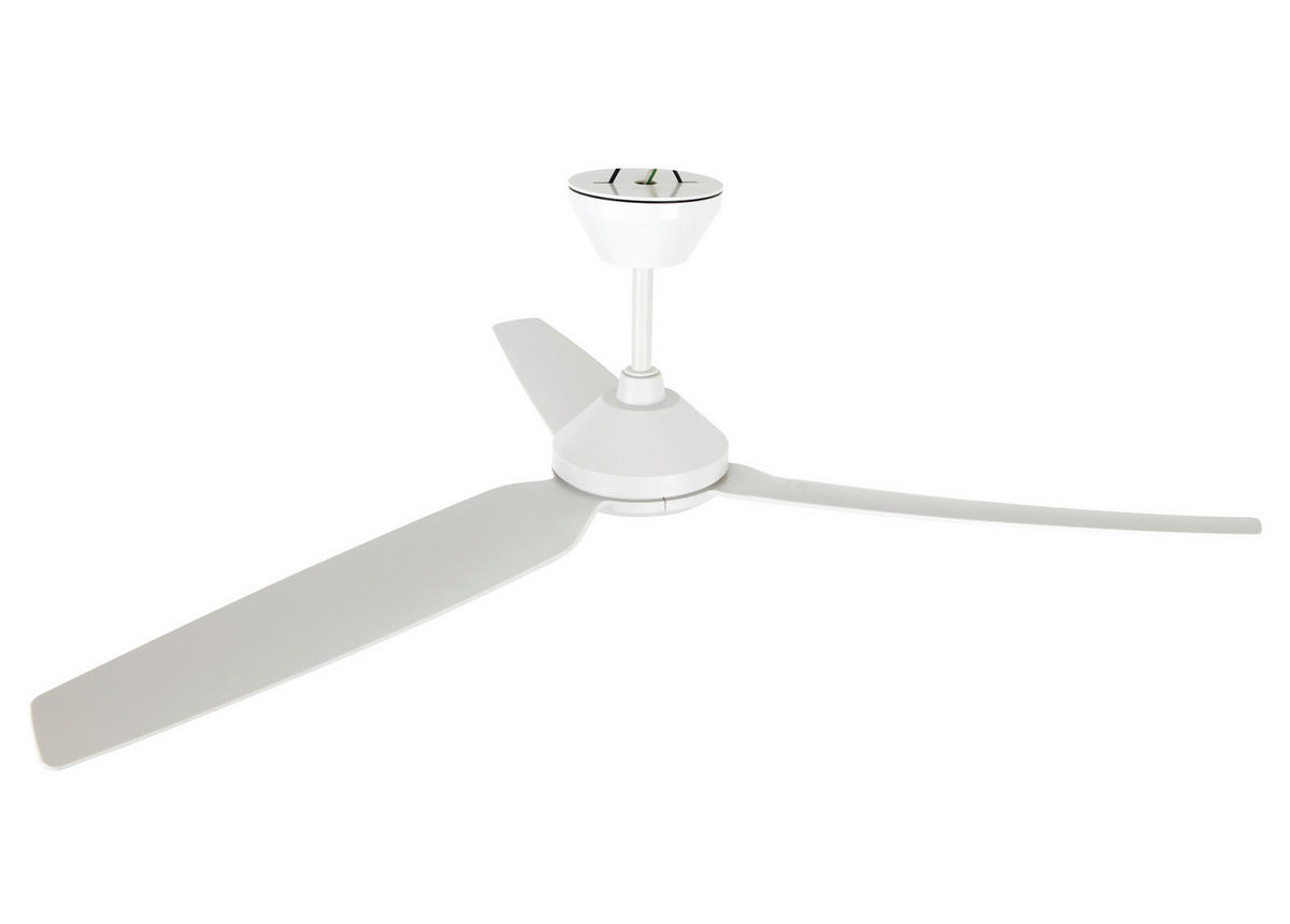 DECKENVENTILATOR     - Weiss, Basics, Kunststoff (132/33,5/132cm)