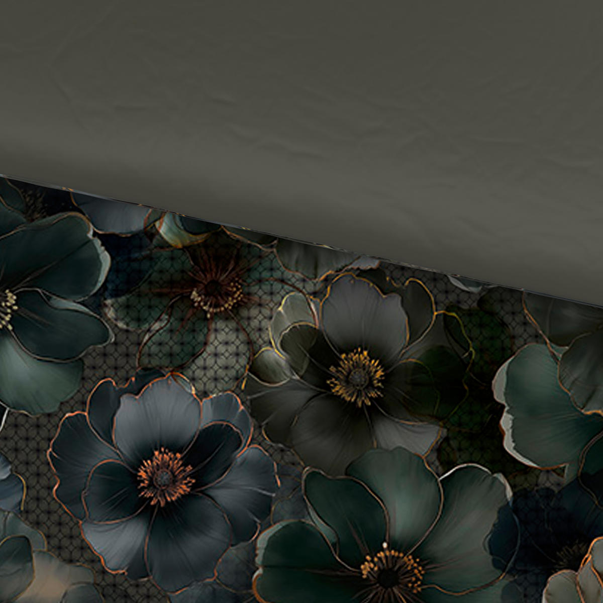 WENDEBETTWÄSCHE Decorum Satin 140/200 cm  - Schwarz, Basics, Textil (140/200cm) - Novel