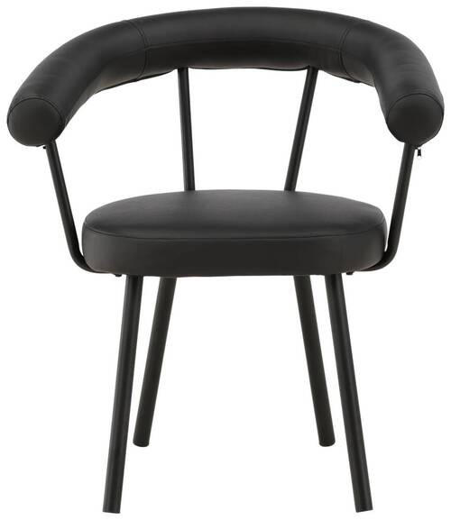 STOL stål  - svart, Design, metall/trä (68/723/60cm) - Lomoco
