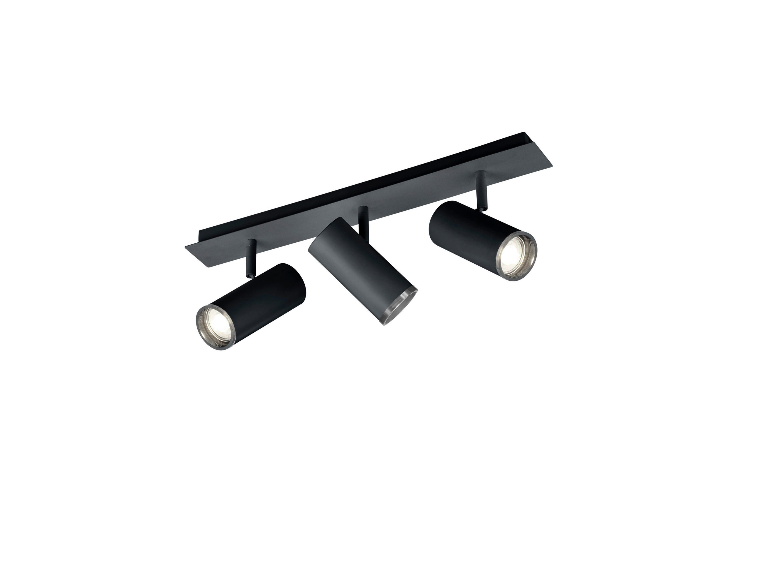 DECKENLEUCHTE 50/20 cm   - Schwarz, KONVENTIONELL, Metall (50/20cm) - Hell