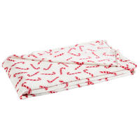 WOHNDECKE CANDY CANE 150/200 cm  - Rot/Weiß, Design, Textil (150/200cm) - X-Mas