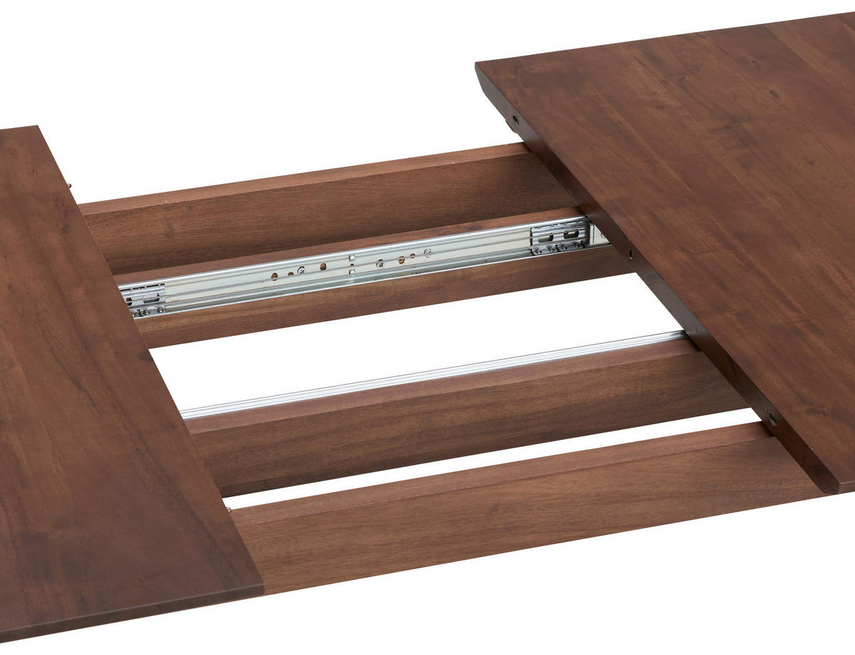 ESSTISCH Akaziefarben rechteckig  ausziehbar  - Akaziefarben, MODERN, Holz (160/76/85cm) - Livetastic