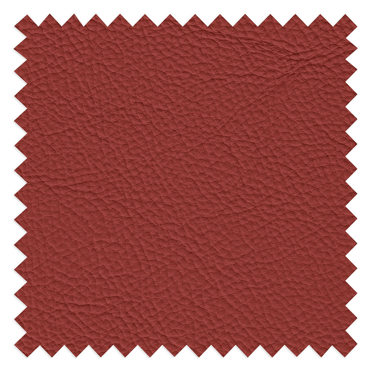 ECKSOFA DALLAS in Echtleder Rot  228/283 cm  - Rot/Schwarz, Design, Leder/Metall (228/283cm) - Livetastic