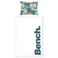 WENDEBETTWÄSCHE 155/220 cm  - Petrol/Weiß, Basics, Textil (155/220cm) - Bench