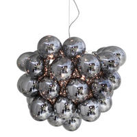 HÄNGELEUCHTE Gross 50/144 cm  - Grau, Design, Glas (50/144cm) - By Rydéns
