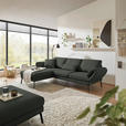 ECKSOFA  in Flachgewebe Grün  175-224/255-365 cm  - Schwarz/Grün, Design, Textil/Metall (175-224/255-365cm) - Dieter Knoll