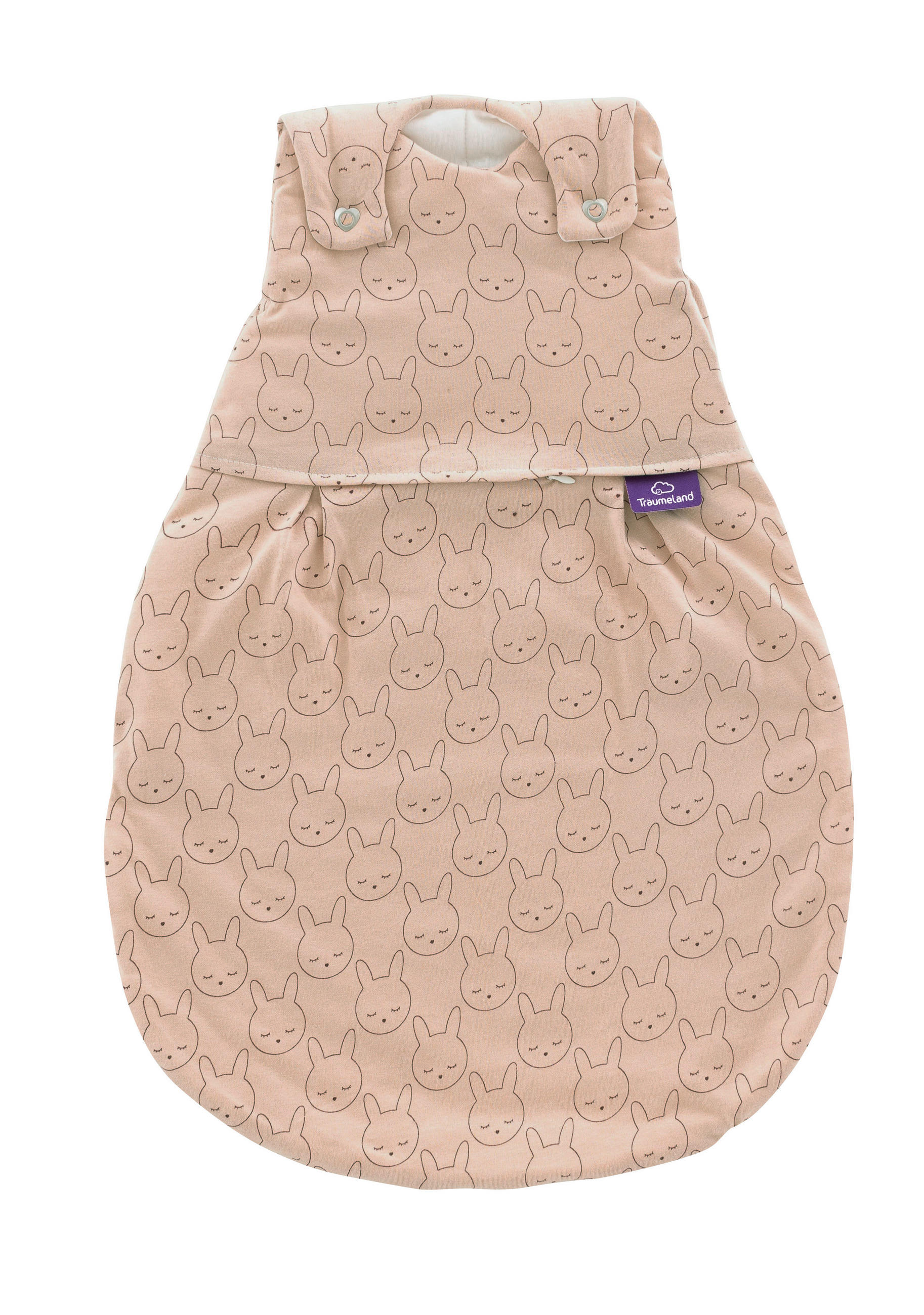 BABYSCHLAFSACK KUSCHELHASE 62/68  - Beige/Altrosa, Basics, Textil (62/68null) - Träumeland