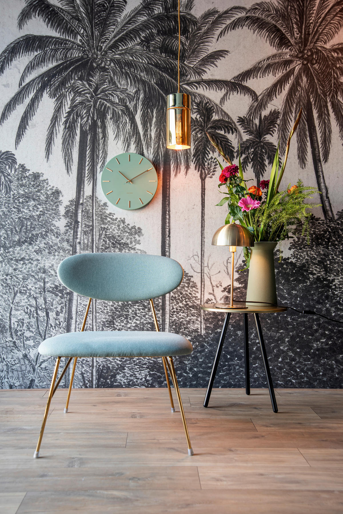 TISCHLEUCHTE 20/39 cm  - Goldfarben, Trend, Metall (20/39cm) - Leitmotiv