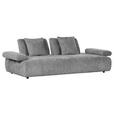 SCHLAFSOFA in Chenille Schlammfarben  - Schlammfarben/Schwarz, KONVENTIONELL, Kunststoff/Textil (235-255/80/116-138cm) - Carryhome