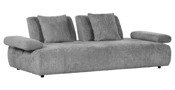 SCHLAFSOFA in Chenille Schlammfarben  - Schlammfarben/Schwarz, KONVENTIONELL, Kunststoff/Textil (235-255/80/116-138cm) - Carryhome