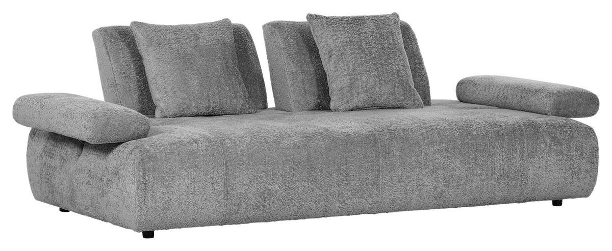 SCHLAFSOFA in Textil Schlammfarben  - Schlammfarben/Schwarz, Konventionell, Kunststoff/Textil (235-255/80/116-138cm) - Carryhome