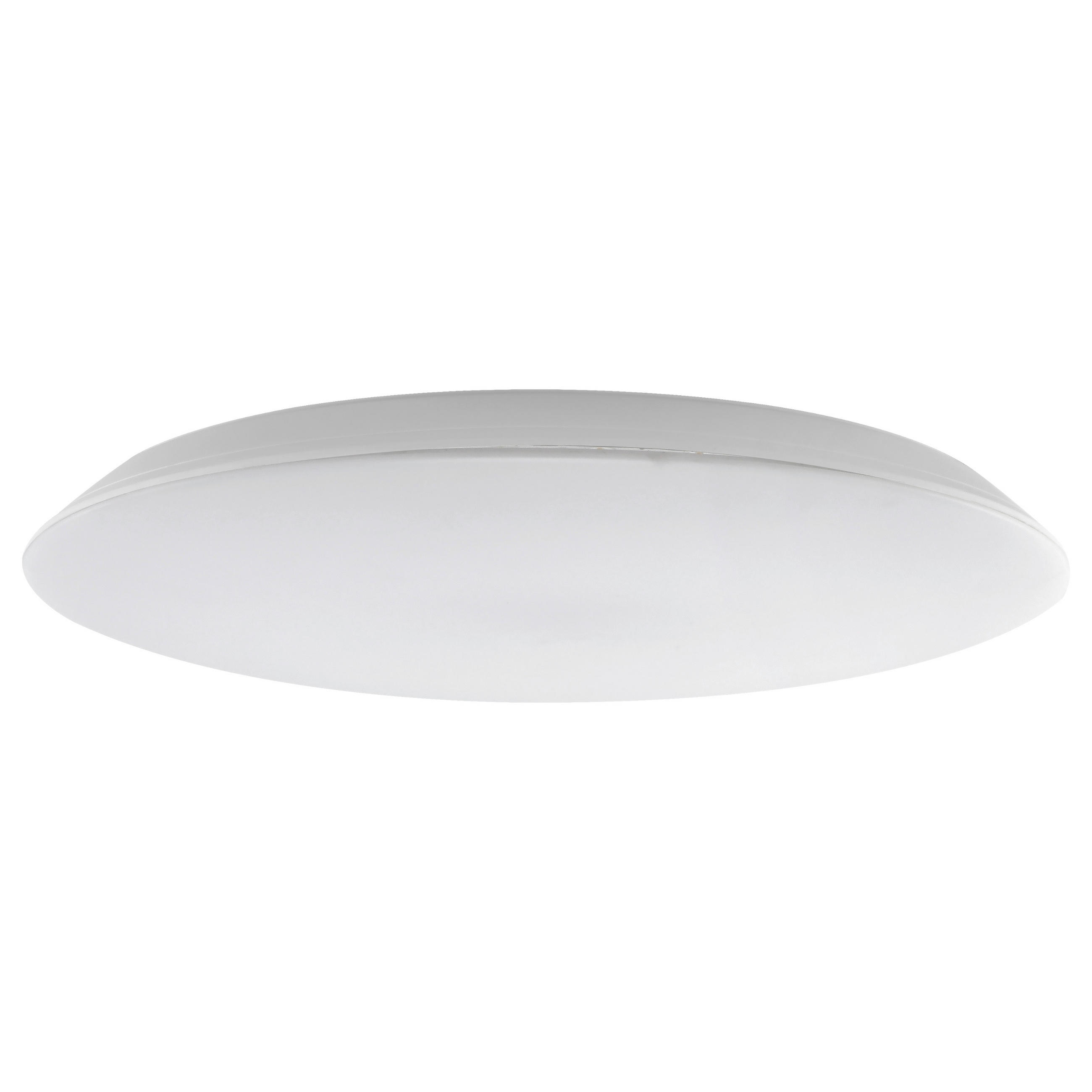 LED-DECKENLEUCHTE RIMINI 38/5,9 cm  - Weiß, Design, Kunststoff (38/5,9cm)