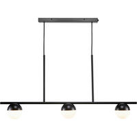 PENDELLEUCHTE Contina 41/90/10 cm  - Schwarz, Design, Metall (41/90/10cm) - Nordlux
