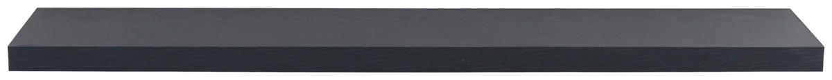 WANDBOARD in 120/3,8/23,5 cm Schwarz  - Schwarz, Basics, Holzwerkstoff (120/3,8/23,5cm) - Boxxx