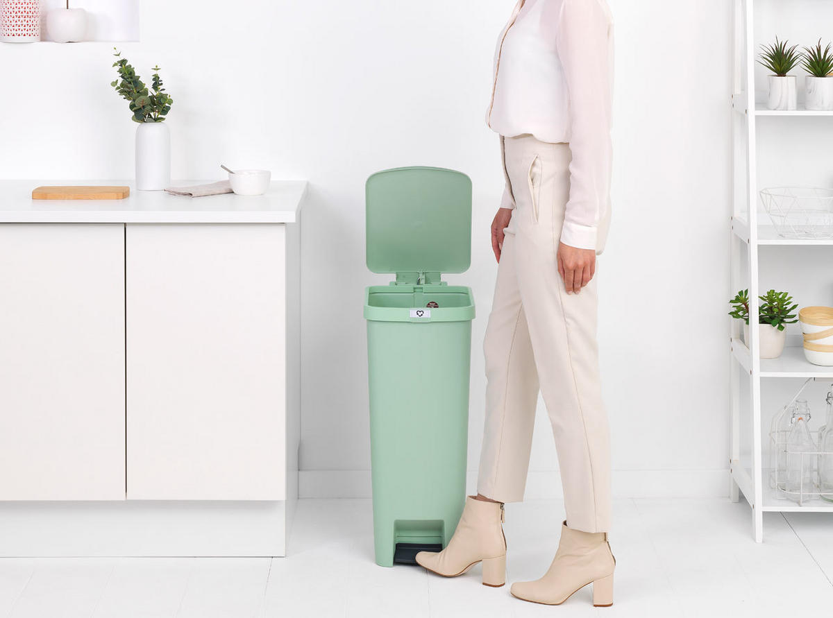 KOŠ ZA OTPAD  40 l   - zelena, Basics, plastika (28/66.6/35.2cm) - Brabantia
