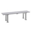 GARTENBANK 150/42/37 cm   - Weiß, Basics, Kunststoff (150/42/37cm) - Modante