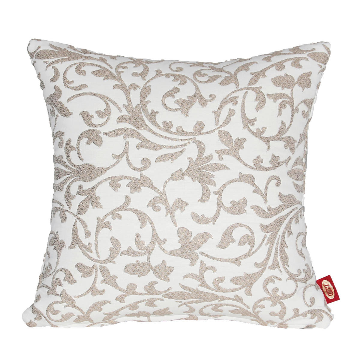 UKRASNI JASTUK 50/50 cm   ZLATA CAROLINA  - bež, Konvencionalno, tekstil (50/50cm)