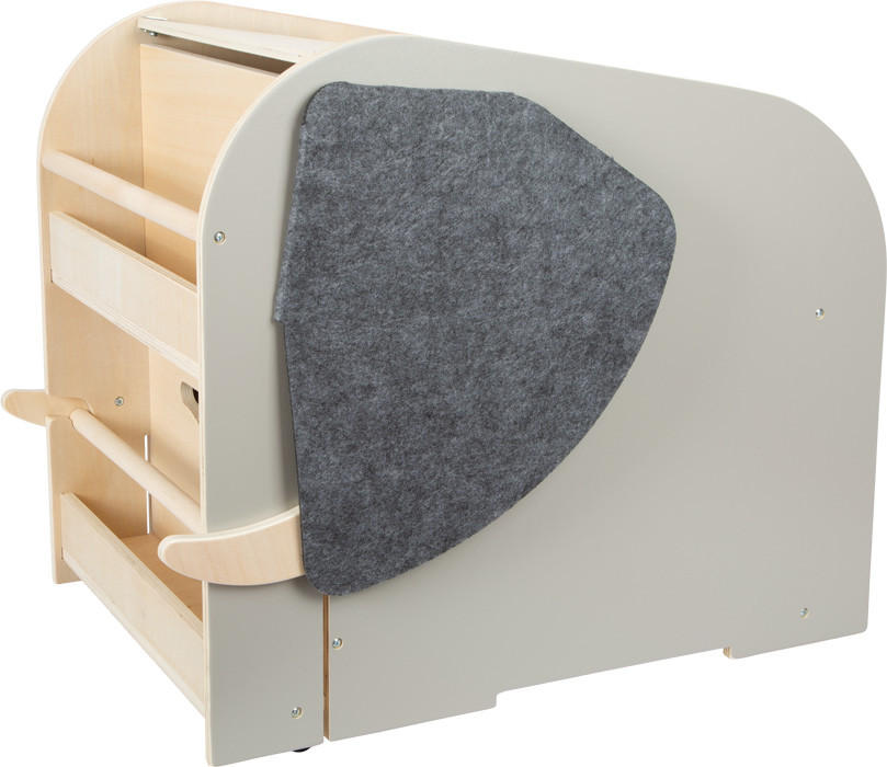 SPIELZEUGBOX  - Multicolor, Basics, Holz/Textil (63/41/51cm) - small foot