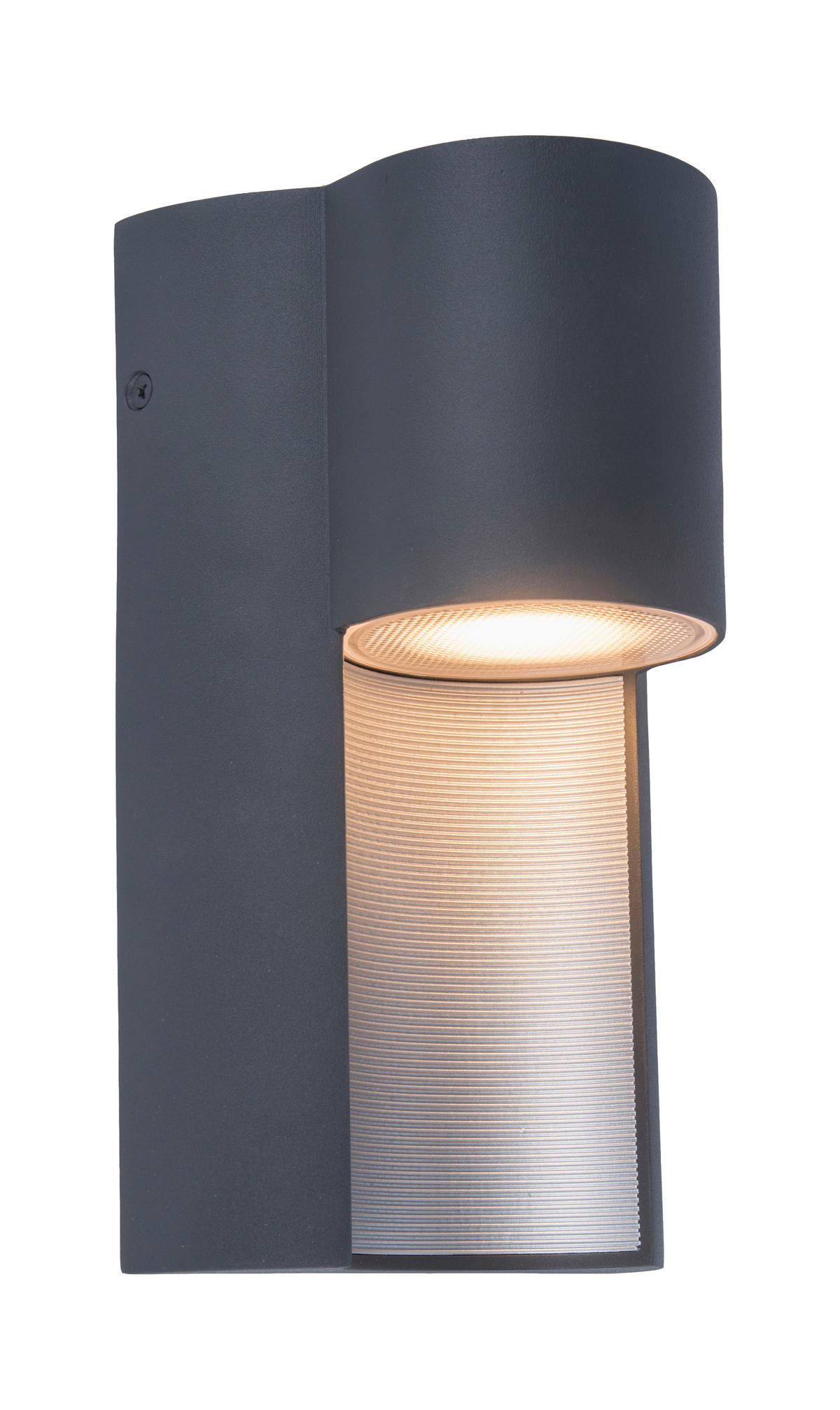 AUßENWANDLEUCHTE URBAN 12,4/22/9,2 cm   - Anthrazit, Design, Metall (12,4/22/9,2cm)