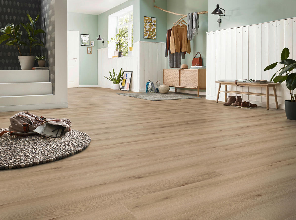 LAMINATBODEN Exquisit Plus  - Buchefarben, KONVENTIONELL, Holz (138.0/24.4/0.8cm)