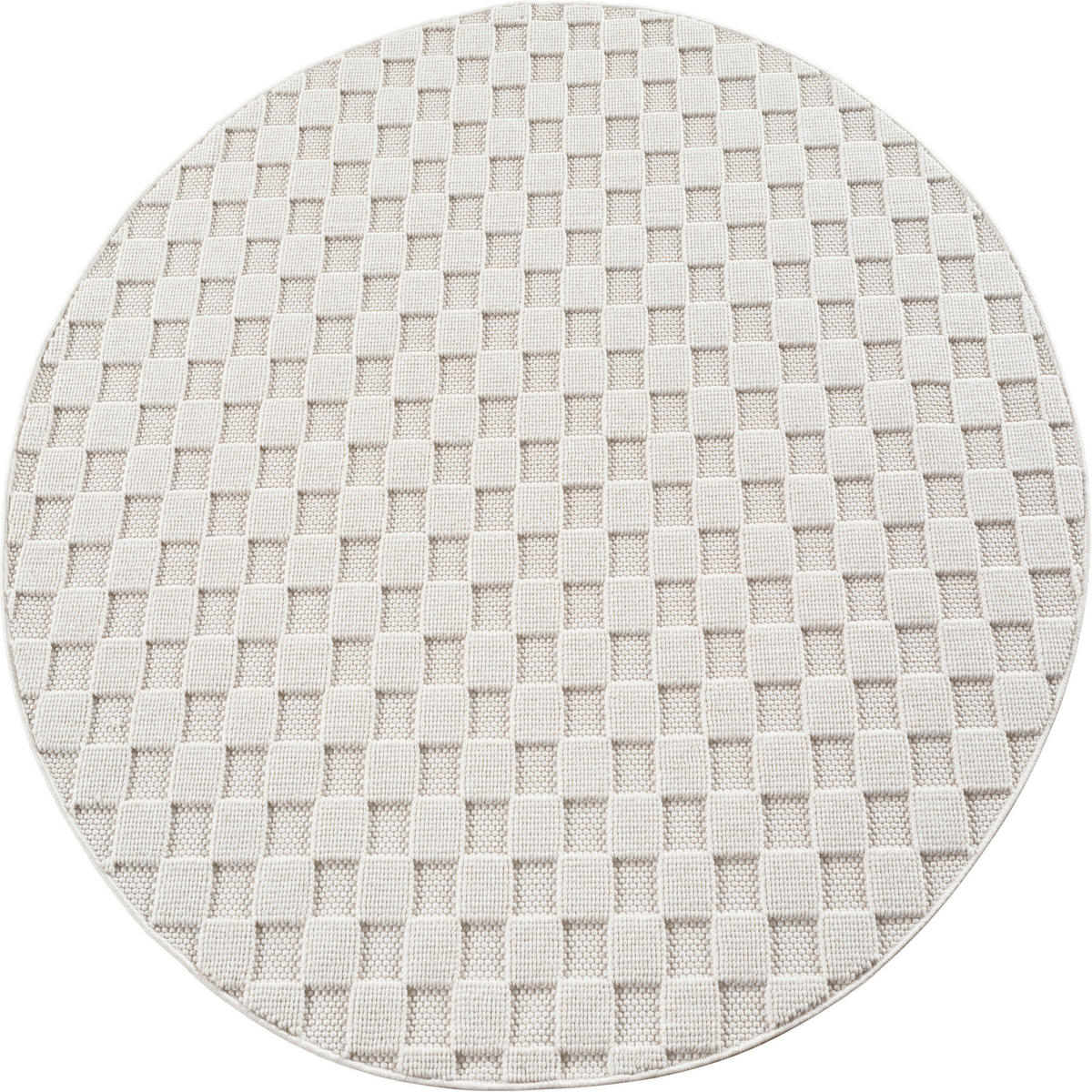 FLACHWEBETEPPICH 80 cm HELIX Creme  - Creme, Basics, Kunststoff/Textil (80cm) - Novel