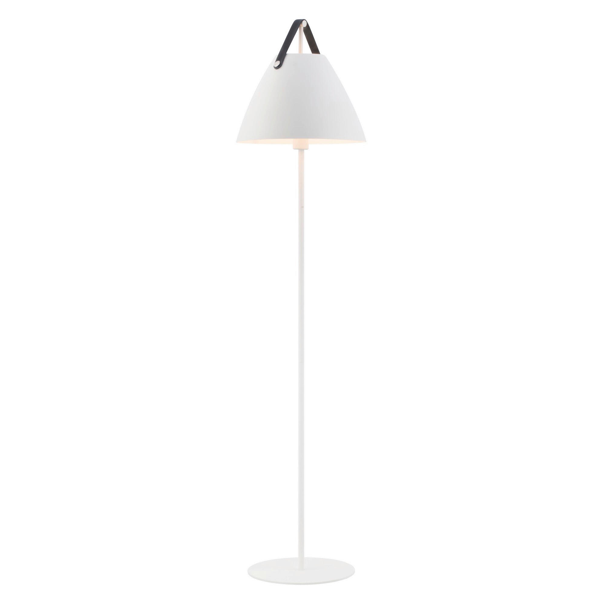 STEHLEUCHTE Strap 154/36 cm  - Weiß, Design, Metall (154/36cm) - Nordlux