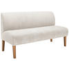 SITZBANK in Holz, Textil Beige  - Beige/Buchefarben, Konventionell, Holz/Textil (163/88/75cm) - home24