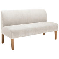 SITZBANK 163/88/75 cm  in Beige  - Beige/Buchefarben, KONVENTIONELL, Holz/Textil (163/88/75cm) - home24