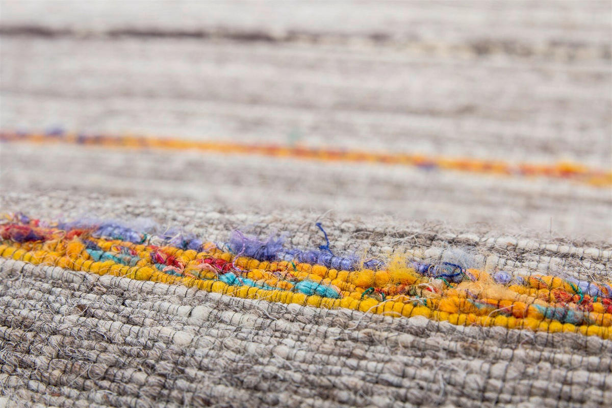 HANDVÄVD MATTA 120/170 cm  - orange/naturfärgad, Basics, textil (120/170cm) - Kayoom