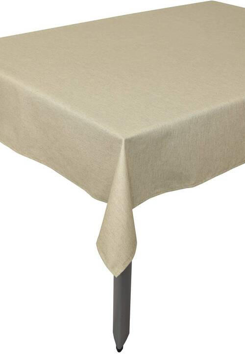 TISCHDECKE 140/200 cm  - Sandfarben, Basics, Textil (140/200cm)