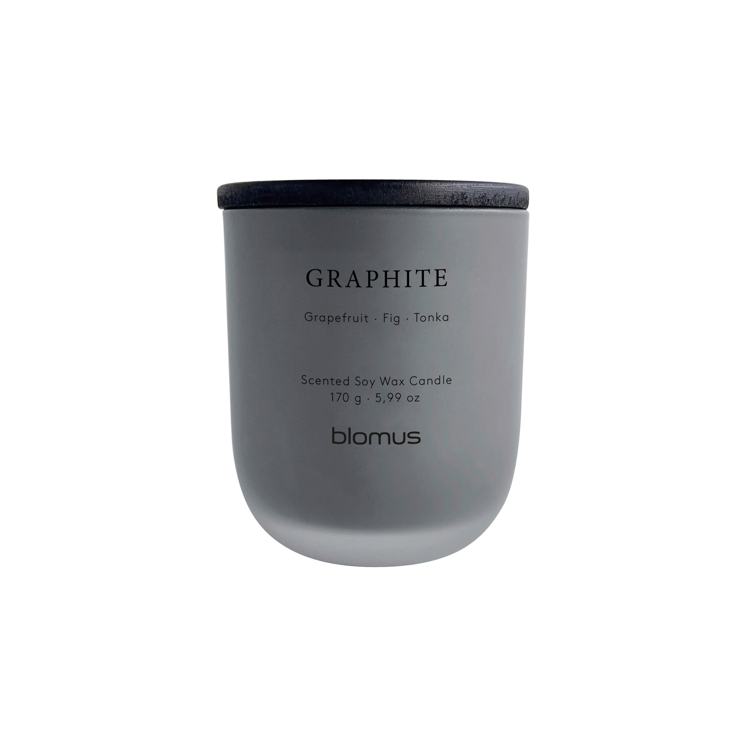 DUFTKERZE TUOKSU  - Dunkelgrau, Basics, Glas (7,5/9cm) - Blomus