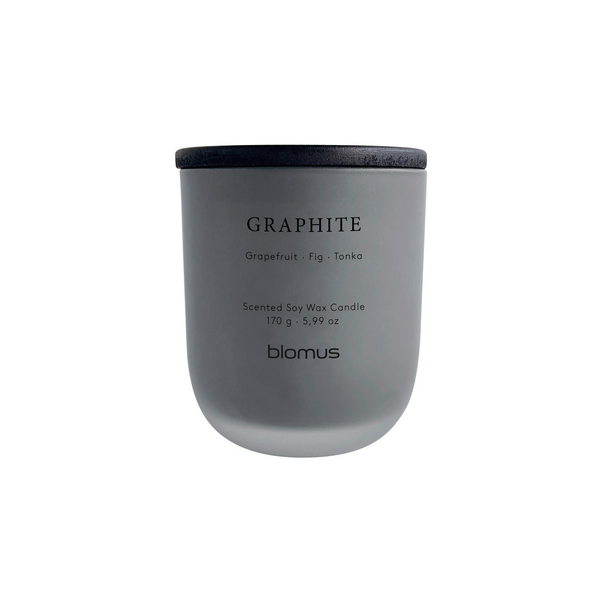 DUFTKERZE TUOKSU  - Dunkelgrau, Basics, Glas (7,5/9cm) - Blomus