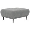HOCKER in Textil Grau  - Schwarz/Grau, Design, Holz/Textil (93/45/77cm) - Stylife
