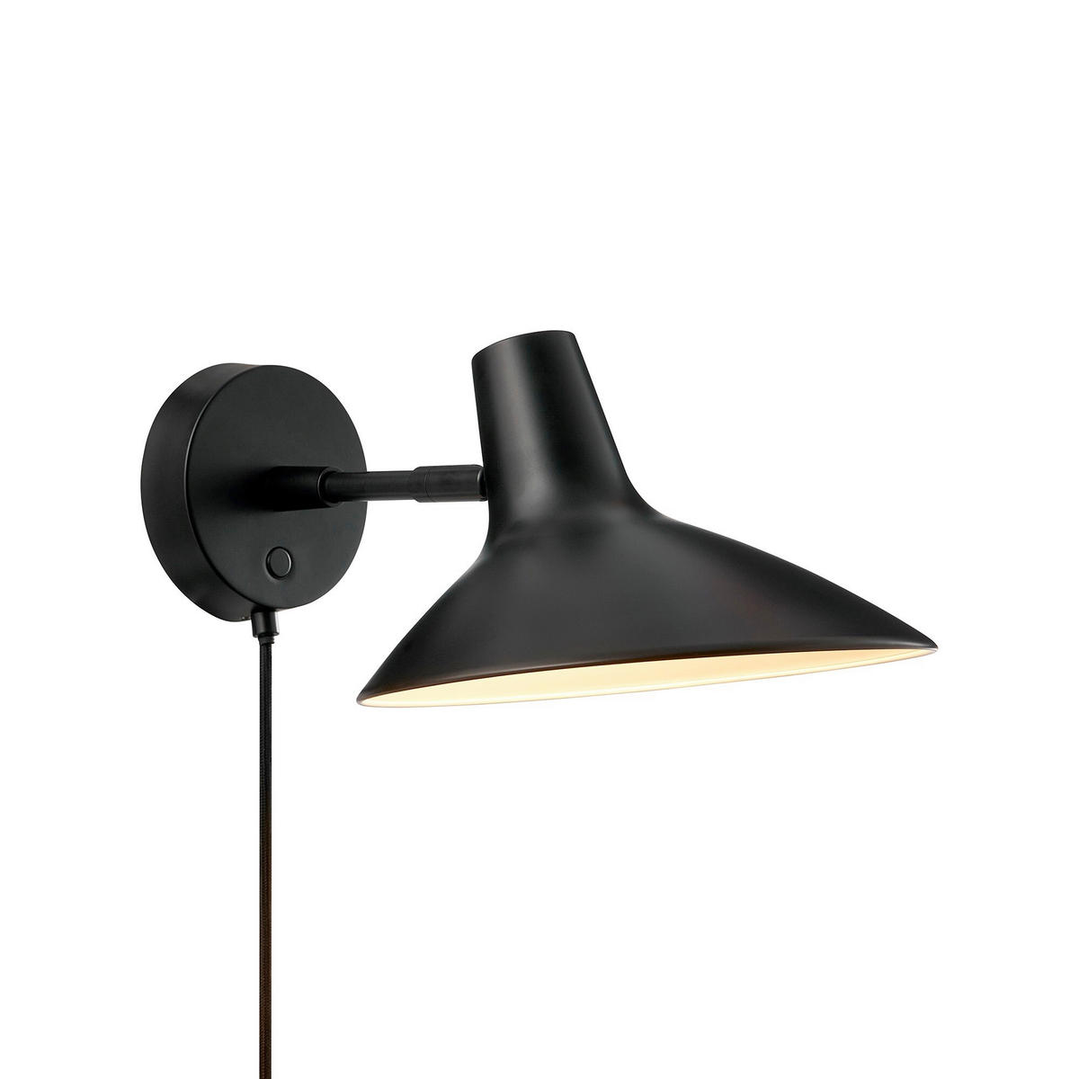 WANDLEUCHTE 22,4/15,5/33,5 cm   - Schwarz, KONVENTIONELL, Metall (22,4/15,5/33,5cm) - Nordlux