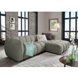 ECKSOFA  in Chenille Dunkelgrau  272/172 cm  - Dunkelgrau/Schwarz, KONVENTIONELL, Kunststoff/Textil (272/172cm) - Carryhome