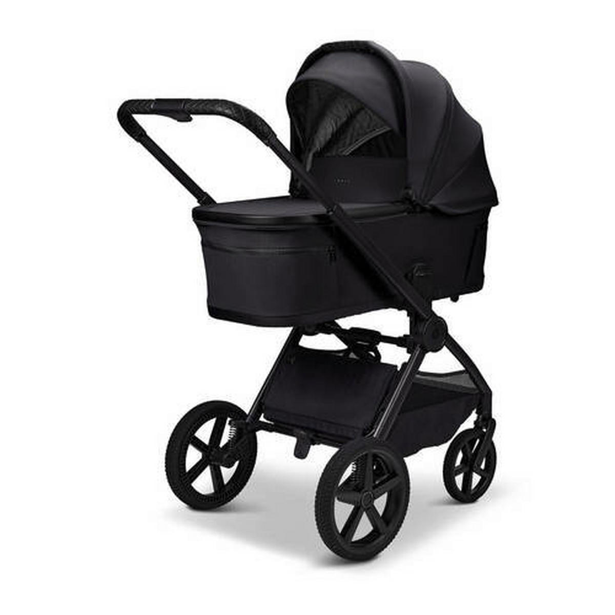 KOMBIKINDERWAGEN  Gio Fold ETPU  Onyx  - Schwarz, Basics, Textil/Metall (120/58/92cm) - Moon Edition