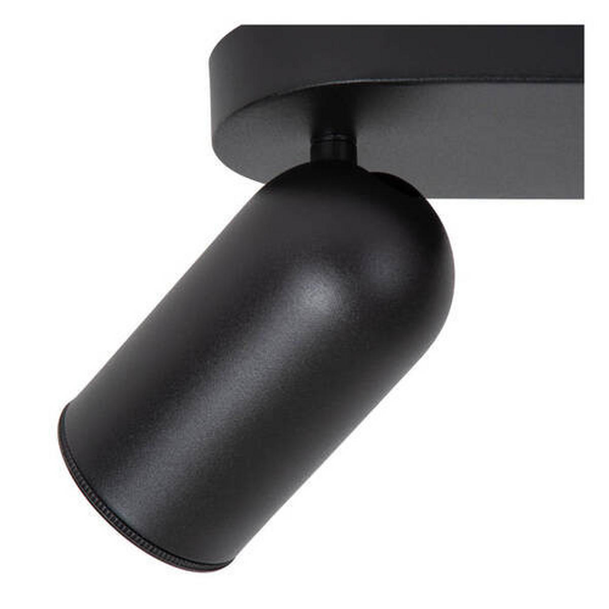 STRAHLER Punch 63/10.5/10.5 cm   - Schwarz, KONVENTIONELL, Metall (63/10.5/10.5cm) - Lucide