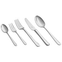 BESTECKSET Baguette 60-teilig Edelstahl  - Silberfarben, KONVENTIONELL, Metall - Justinus