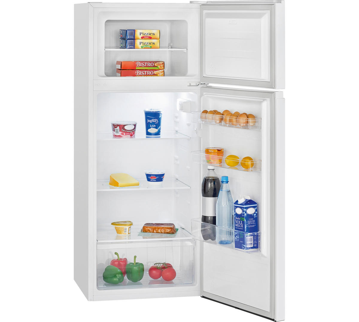 KÜHLSCHRANK 55/143,4/54,2 cm  - Weiß, Basics, Kunststoff (55/143,4/54,2cm) - Bomann